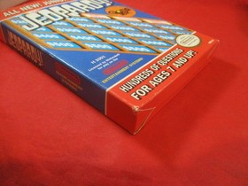 Jeopardy Junior Edition (Nintendo NES) COMPLETE w/ Box manual game WORKS! #Y