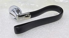 NOS Vintage Black Leather Camera Wrist Strap - JAPAN