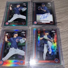 2025 Topps Chrome Update Cade Horton Auto RC Rookie #RA-CH Cubs Rookie Lot #