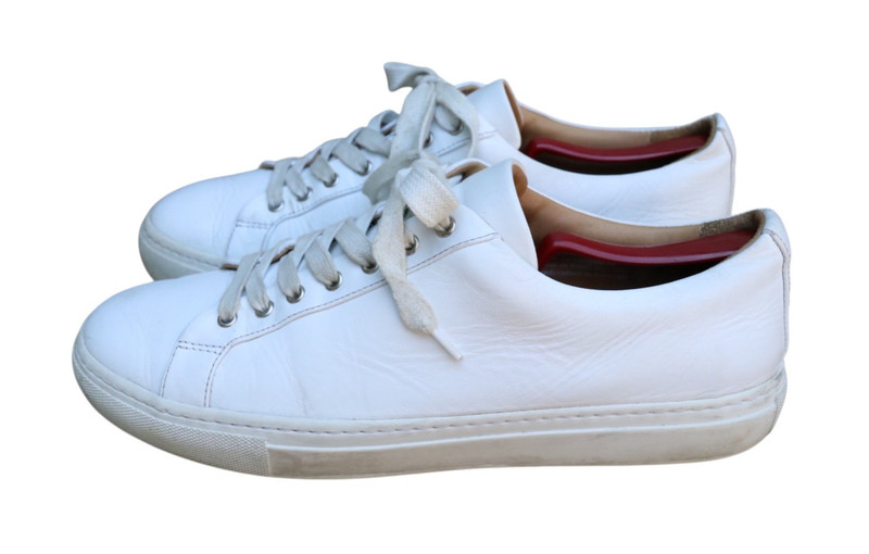Thursday Everyday White Leather Casual Sneaker Shoe Low Top Men’s SZ 11