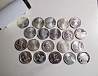 Lot of 20 Fine 1 oz Silver .999 Rounds Random Brand Secondary market w tube
