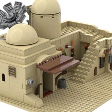 Hot Sale Tatooine Double Building: Slums 636 from Film Building Toys