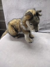 Hansa Toy International Gray Wolf Cub Plush R...