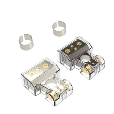 0/4/8/10 Gauge AWG Positive & Negative Car Battery Terminal Connectors with S...