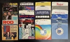 Lot of 24 Vintage 80s Pop Rock 45 RPM Vinyl Records Picture Sleeves Madonna