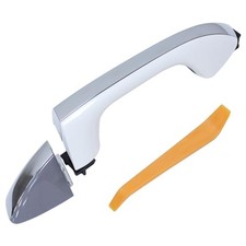 Front Driver Side Exterior Door Handle Chrome and White for Kia Optima 2016