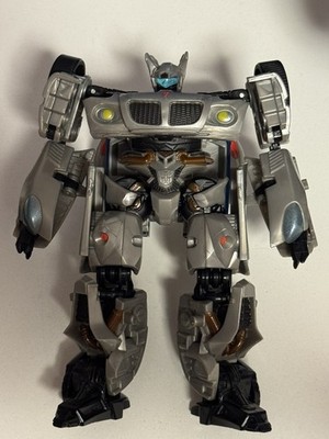 Transformers 2007 Movie Deluxe Class Autobot Jazz Action Figure - incomplete