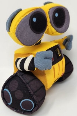 Pixar Wall-E Plush Stuffed Robot Droid Doll Disney Buddies Thinkway 5'' plush