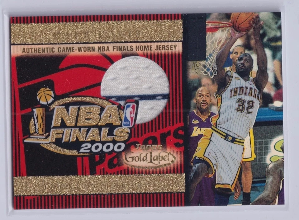 2000-01 Topps Gold Label DALE DAVIS #TT14 NBA Finals Game Worn Jersey Patch - Image 2 of 3