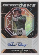 2021 Panini Elite Extra Edition Hidden Gems Black Dayton Dooney #HG-DD Auto 0w3