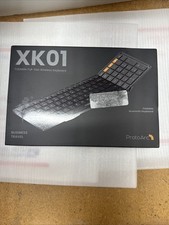 ProtoArc XK01 Foldable Backlit Full Size Wireless Keyboard Business Travel