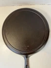 Vintage Birmingham Stove Range BSR Cast Iron Skillet No. 10 12 7/16" No Spin