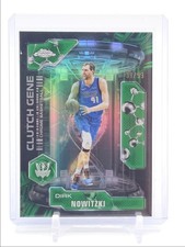 DIRK NOWITZKI 2025-26 TOPPS CHROME CLUTCH GENE GREEN REFRACTOR /99 Q2754