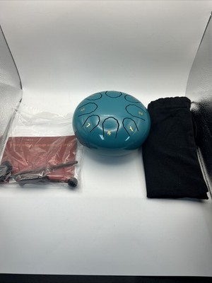 Steel Tongue Drum 6'' 8-Note Handpan Percussion Kit - Bag, Mallets & Music Book