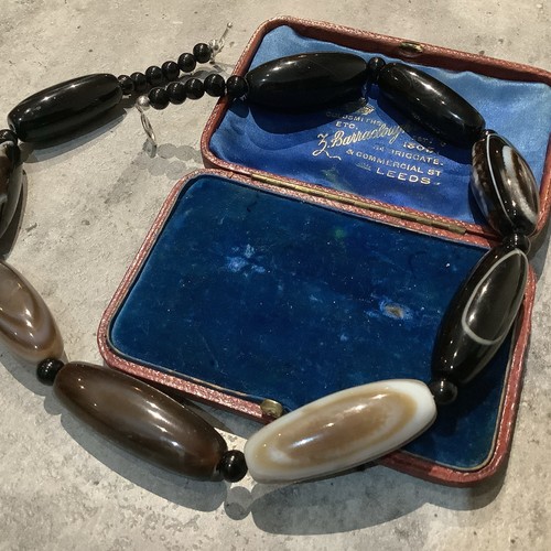 VINTAGE AGATE NECKLACE - Picture 3 of 3