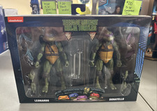 TMNT NECA 2-Pack Leonardo Donatello Walmart Exclusive Ninja Turtles Figures NIB