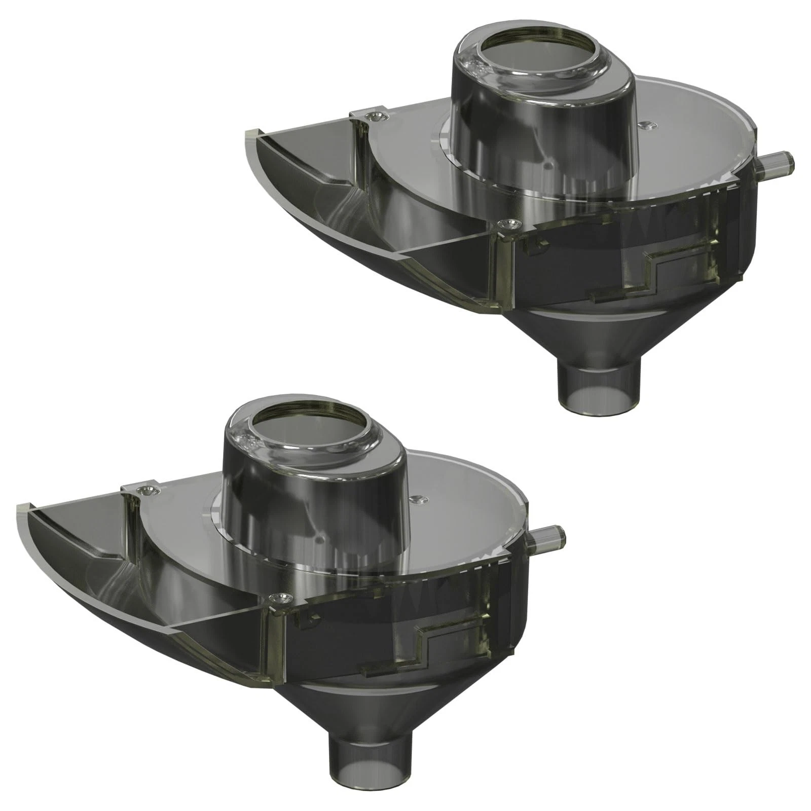 Baby Formula Dispenser Funnel & Cover for Brezza Pro Advanced Models - 2-Pack