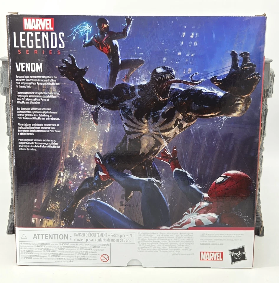 Figura de acción Marvel Legends Gamerverse Spider-Man 2 Venom 10,5" EN STOCK Foto 4 de 4