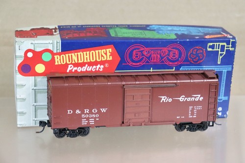 Roundhouse 3258 Rio Grande D&RGW 40' AAR Box Car Wagon ab 50380 | Zustand: Used