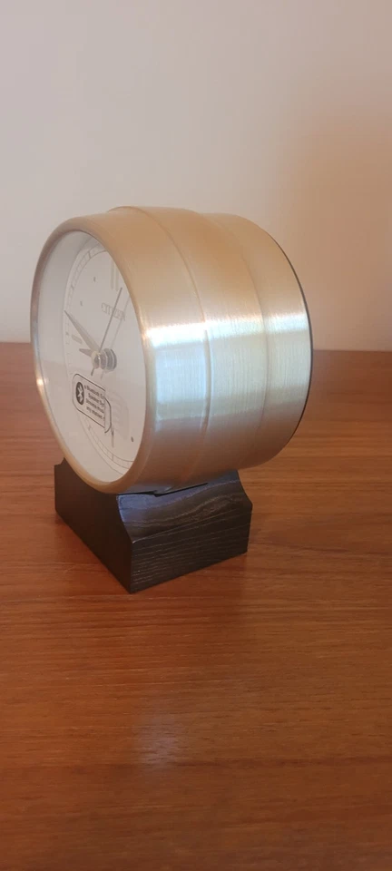 Citizen Clock with Bluetooth Speaker CC3002 Brushed Gold Finish New on Sale - Image 4 of 4