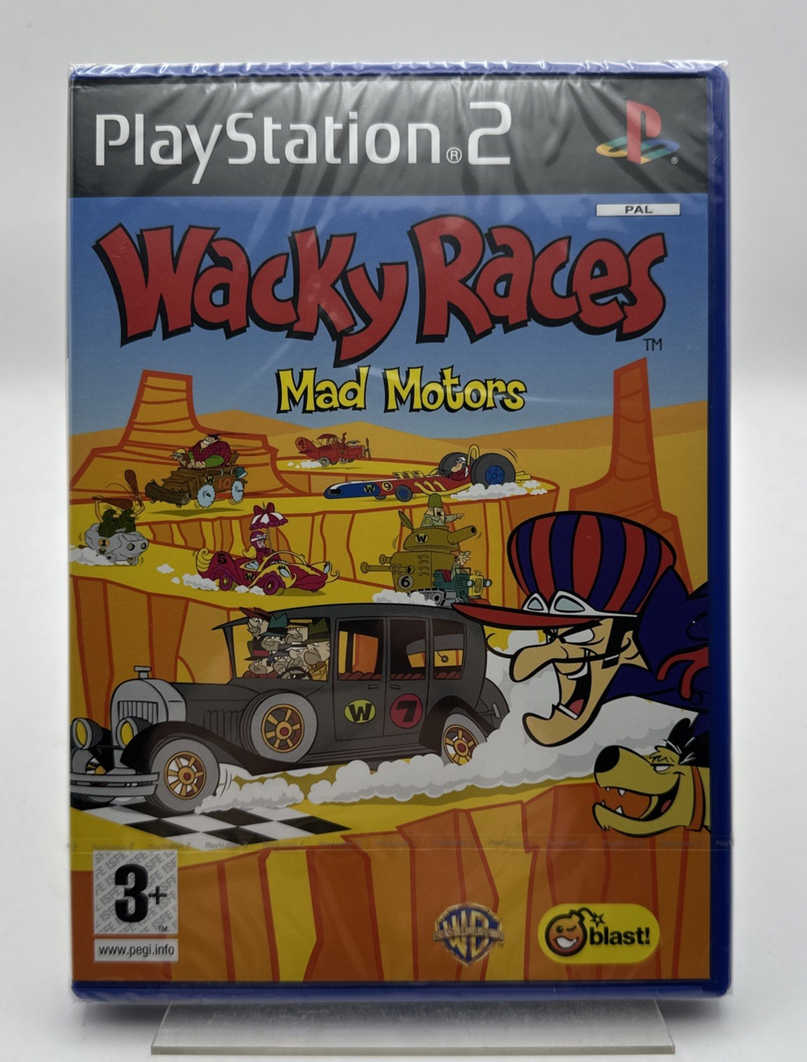 PS2 Wacky Races Mad Motors, New And Factory Sealed