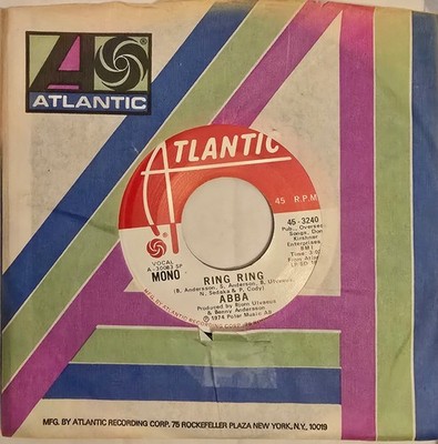 ABBA Ring Ring Promo US Atlantic Mono/Stereo 45