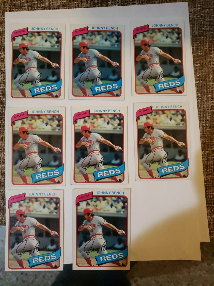 Lote de 30 tarjetas 1977 Topps - Johnny Bench, Tom Seaver, Pete Rose Foto 2 de 4
