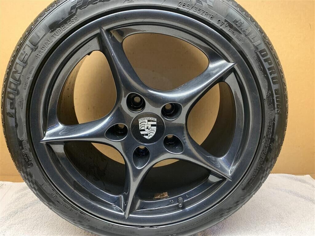 ⭐Porsche Boxster 986 5 Spoke 9J x 18 ET52 Carrera Alloy