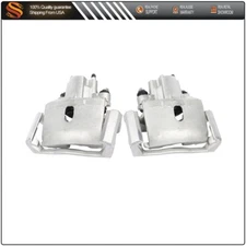 Pair For 2002-2010 Dodge Ram 1500 Rear Brake Calipers w/ Bracket Accessories Kit