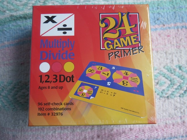 24 Game Primer Multiply Divide 1,2,3 Dot Ages 8 and up 96