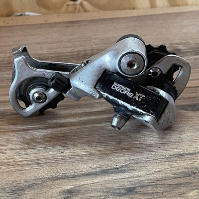 Used Shimano Deore XT RD-M735 Long Cage Rear Derailleur 7 Speed | eBay