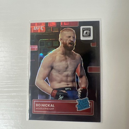 Bo Nickal [Black Pandora] #120 2023 Panini Donruss Optic UFC card