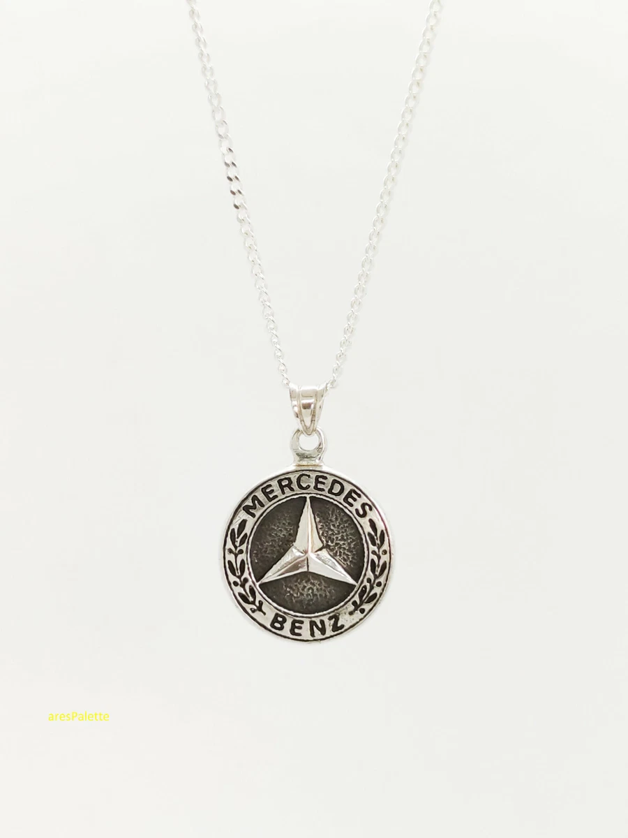 Sterling silver shop mercedes pendant