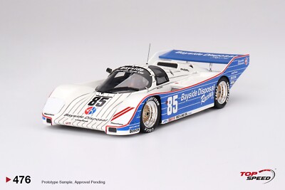 Top Speed 1:18 Porsche 962 #85 Bayside Disposal Racing 1987 IMSA