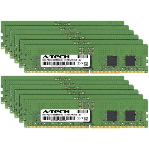 192GB 12x16GB PC5-4800 RDIMM Supermicro H13DSH H13SSF H13SSH H13SSL-N Memory RAM - Picture 2 of 3