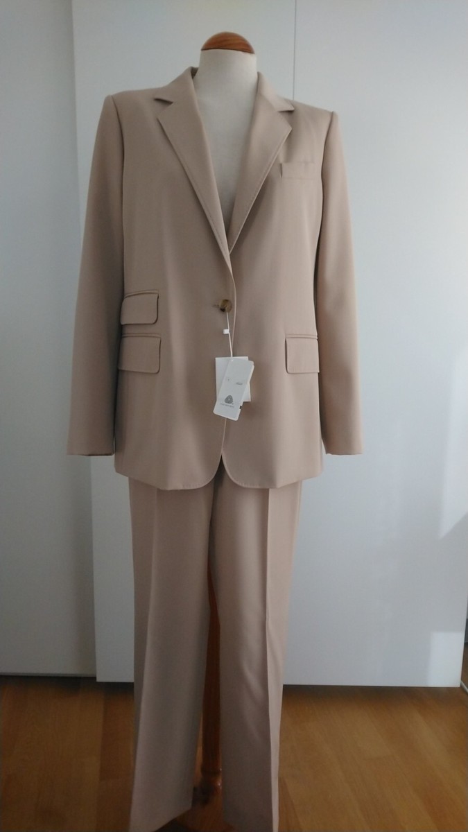 MAX MARA Italy Tailored UNNO Blazer & Pant Suit- Virgin Wool
