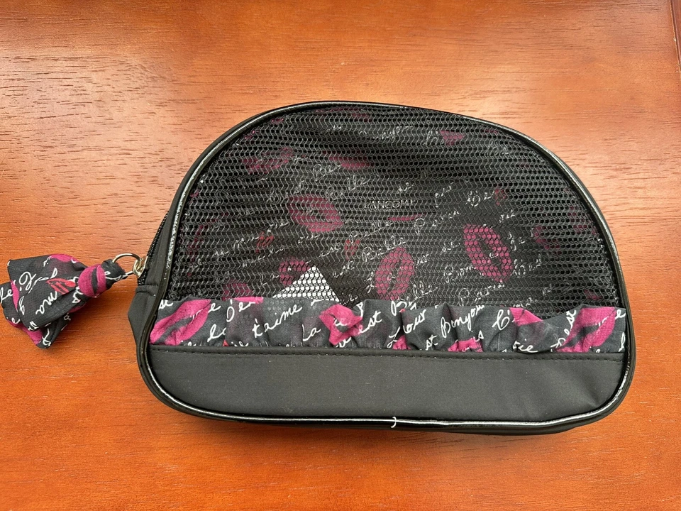 Lote *8* SHISEIDO, LANCOME Bolsa Cosmética com Zíper Bolsa de Maquiagem Bolsa de Viagem NOVA - Imagem 4 de 4