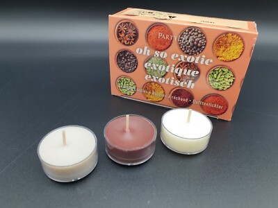 Partylite Teelichtbox Exotisch Herbst 12 Stk. P84091 Neu/OVP