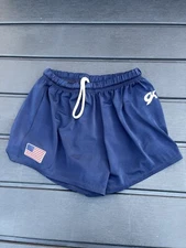 TEAM USA GK ELITE Gymnastics Leotard SHORTS Olympic USA MEN’S Blue SIZE: AM