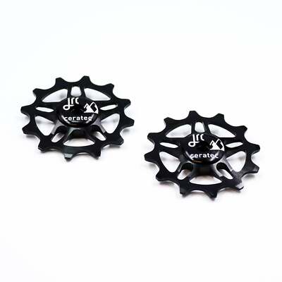 JRC 12T Non- Narrow Wide Pulley Wheels SRAM Force/Red AXS Black Schaltröllchen