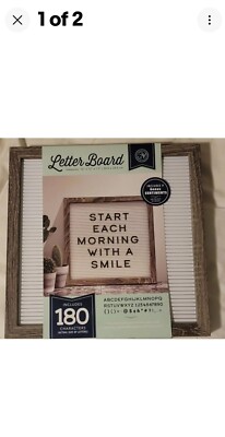Letter board 12  X 12  180 Pcs bonus 9 sentiments wall display classroom CAFE