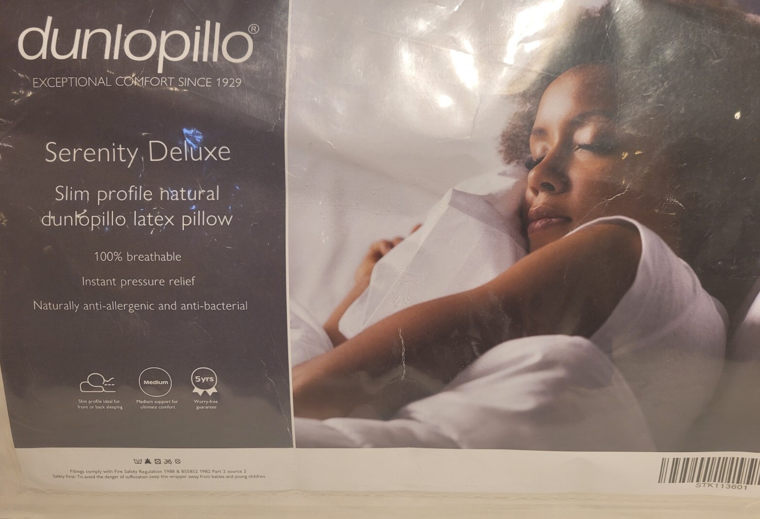 Dunlopillo Serenity Deluxe Pillow Slim eBay