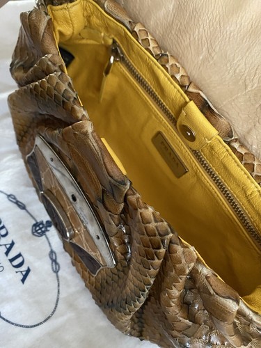 Vintage Prada Bag Snake Skin - Picture 7 of 12