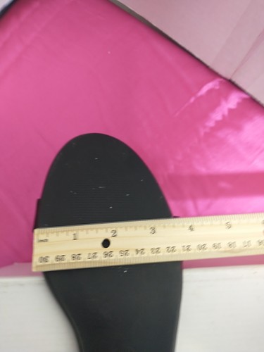 Amazon Essentials sandalo donna TG 14 con due cinturini e tacco nero - Foto 10 di 11