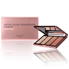 Browit By Nongchat Show Glow Highlighter Palette 4g x 4 colors glowing shiny