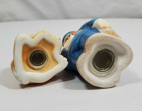 VINTAGE MAILMAN AND DOG MAGNETIZED SALT AND PEPPER SHAKERS - Picture 3 of 3
