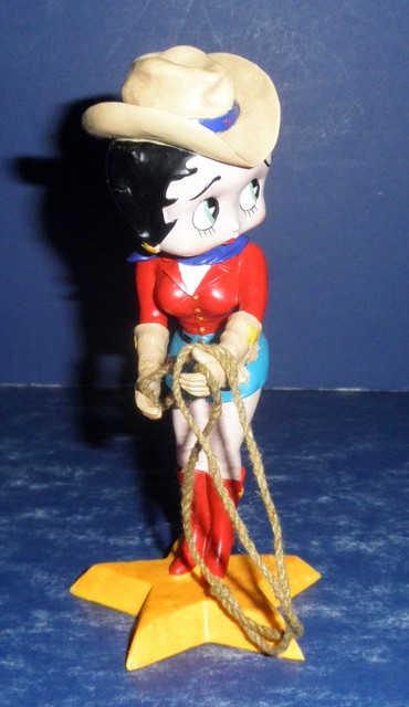 Vandor Betty Boop Western Cowgirl Figure- New in Box- #11053 | eBay