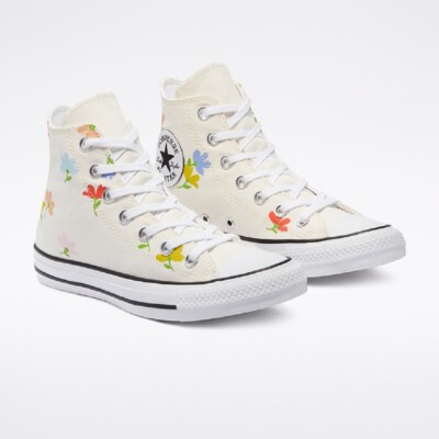 Converse Women's Chuck Taylor All Star Floral Print High Top Shoes 570919C