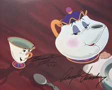 Angela Lansbury & Bradley Pierce￼￼ Signed Autographed Photo 8x10 Disney