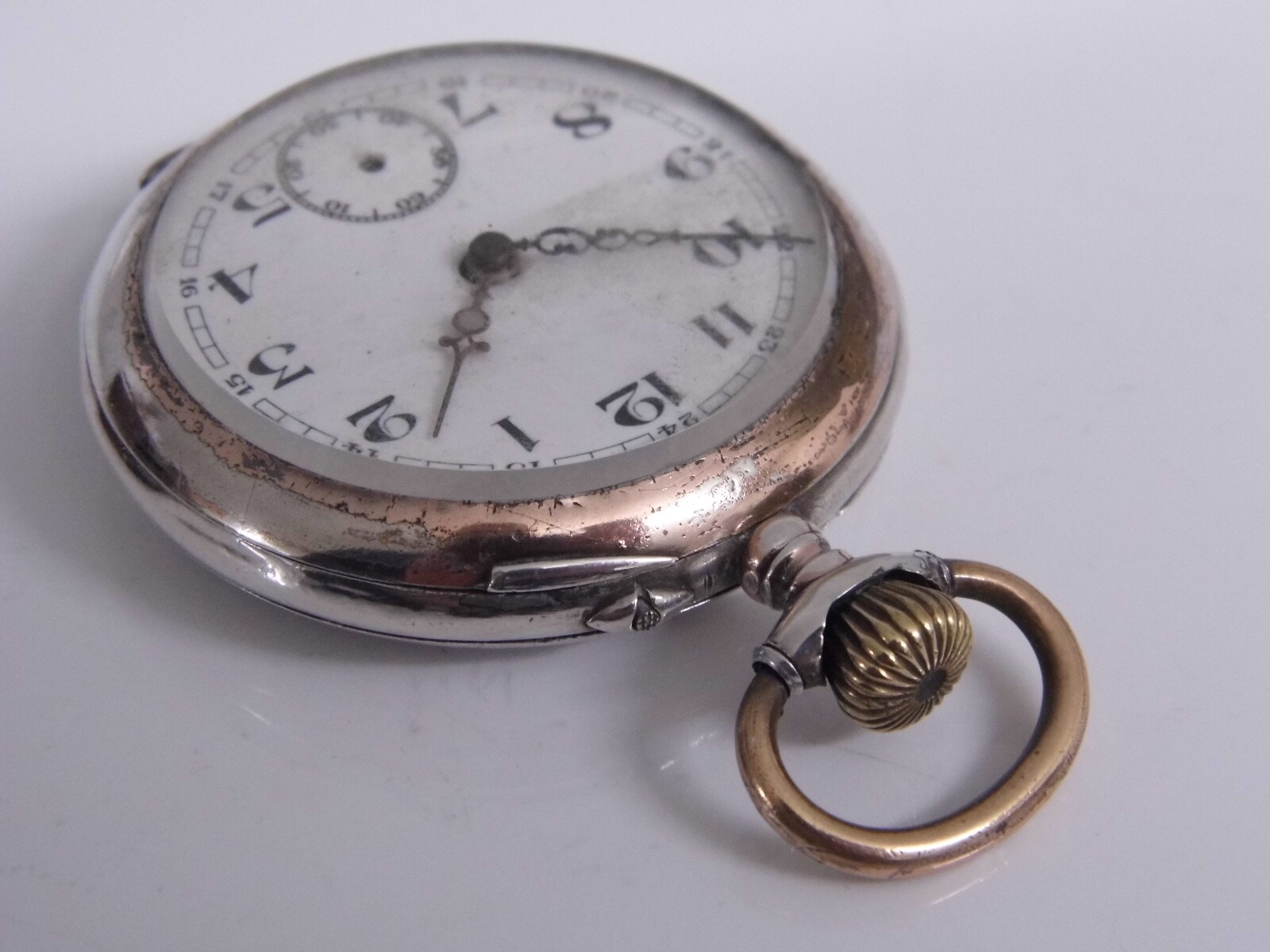 An Antique Solid Silver GALONNE Pocket Watch eBay